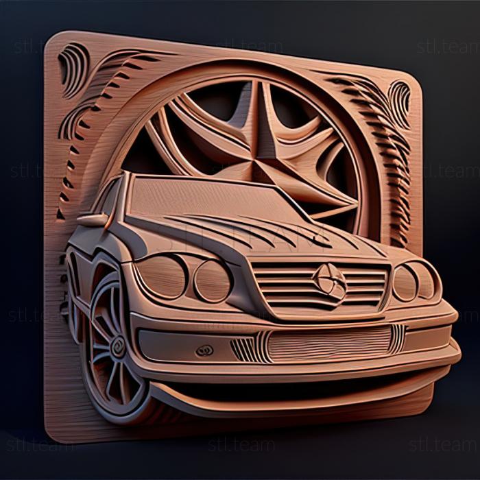 3D model Mercedes Benz W203 (STL)